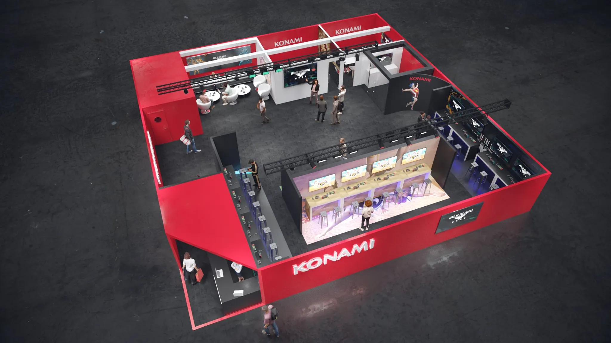 50x50 Île booth design by Reaction Space